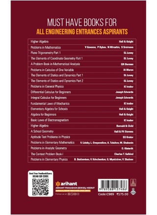 (Old Edition) Arihant Classic Text Series - Problems in Analytic Geometry - pzsku/Z36DA7138000638412848Z/45/1749721980/4bc8a4f4-1784-44e8-b701-81ba14493ee5