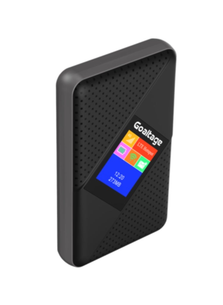 جولتيج جولتیج ProLink راوتر WiFi متنقل 4G، سرعة تنزيل 150Mbps، يدعم 10 مستخدمين، بطارية 3000mAh، مؤشر LCD، أسود - Image 5