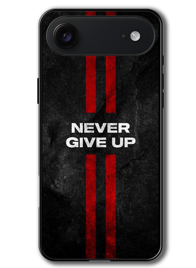 Theodor Case Compatible with Apple iPhone 17 Air 6.5 Inch Protection Shockproof Bumper Cover Never Give up stripes - Image 1