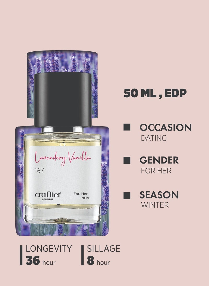 Craftier Perfume LAVENDER VANILLA - Inspired of-GOD'DESS, Eau De Parfum for Women - 50ml, Long Lasting Aromatic Fragrance Upto 36 Hrs, Travel Size Women's Perfume - Image 4