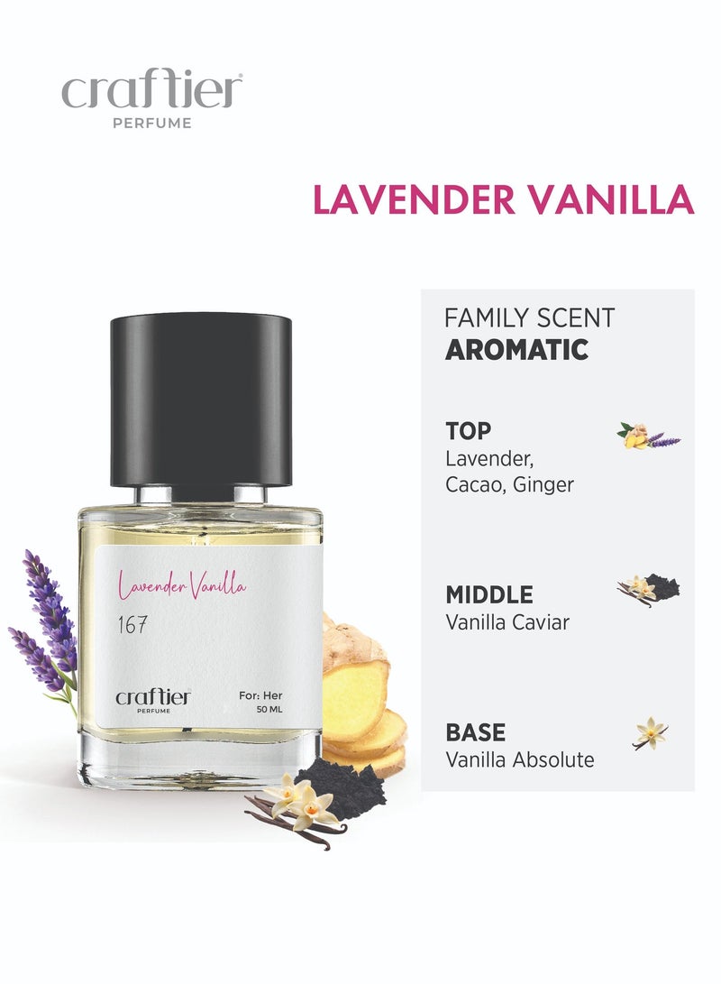 Craftier Perfume LAVENDER VANILLA - Inspired of-GOD'DESS, Eau De Parfum for Women - 50ml, Long Lasting Aromatic Fragrance Upto 36 Hrs, Travel Size Women's Perfume - Image 3