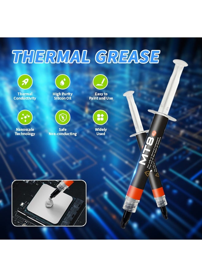 Generic - Thermal Paste Tube(4g), High Performance Thermal Grease, High Density Nano Thermal Compound - 12.8W/m·K for CPU, GPU, Computers, Home Appliances, Servers - Image 1
