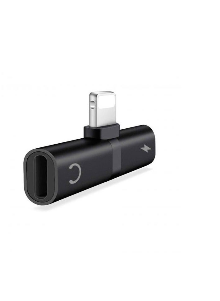GO-DES 2  In 1 Lightning  Charger Converter Ip Male To Dual Ip Female Adapter - Image 2