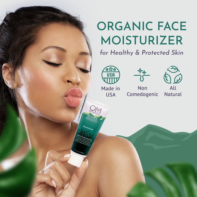 Om Botanical The Best Plant-Based Organic Moisturizer â€“ Ayurvedic, Vegan, pH-Balanced Face & Body Lotion. Microbiome-Friendly, Non-Greasy, Deep Hydration for Radiant Skin. Perfect for Women & Men, Day & Night. - Image 2