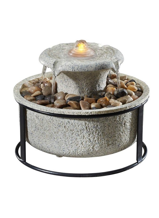 HoMedics - Euphoria Relaxation Tabletop Fountain Natural - Image 1