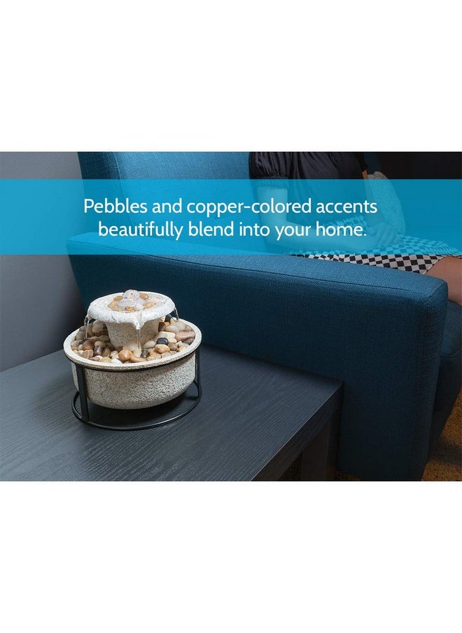HoMedics - Euphoria Relaxation Tabletop Fountain Natural - Image 1