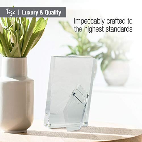 TIZO Design Vertical 5x7 Lucite Picture Frame, Durable 1 Inch Thick Clear Lucite & Magnetic Closures, Elegant & Practical Boutique Quality Photo Frame (Multiple Colors Available) - Image 4