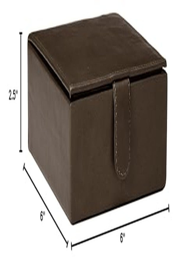 Piel Leather Small Leather Gift Box CHC, Chocolate, One Size - Image 2