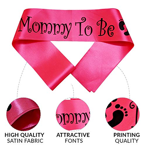 WOBBOX Baby Shower Combo of Party Props 30 Pcs & Boy Or Girl We Love You Bunting Banner, with Mommy to be Rose Red Sash, Baby Shower Decoration Item (Pack of 3) - Image 5