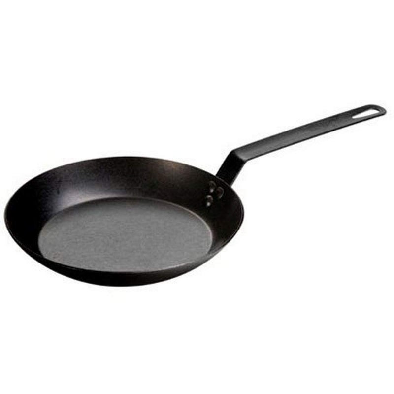 Lodge Pre-Seasoned Carbon Steel Skillet - Use in the Oven, on the Stove, on the Grill, or Over a Campfire - 10 Inch - Image 1