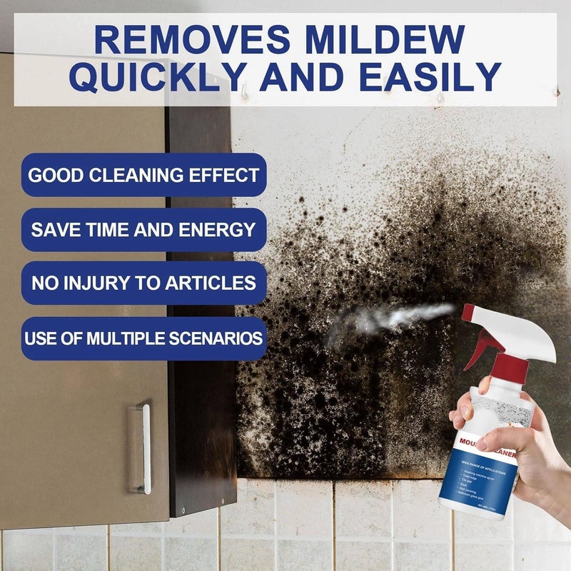 Makbeaty 2PCS Bathroom Tile Cleaner Spray, Multi-Purpose Foam Cleaner for Grout | Effective Household Cleaning Spray for Kitchen and Bathroom - - Image 2