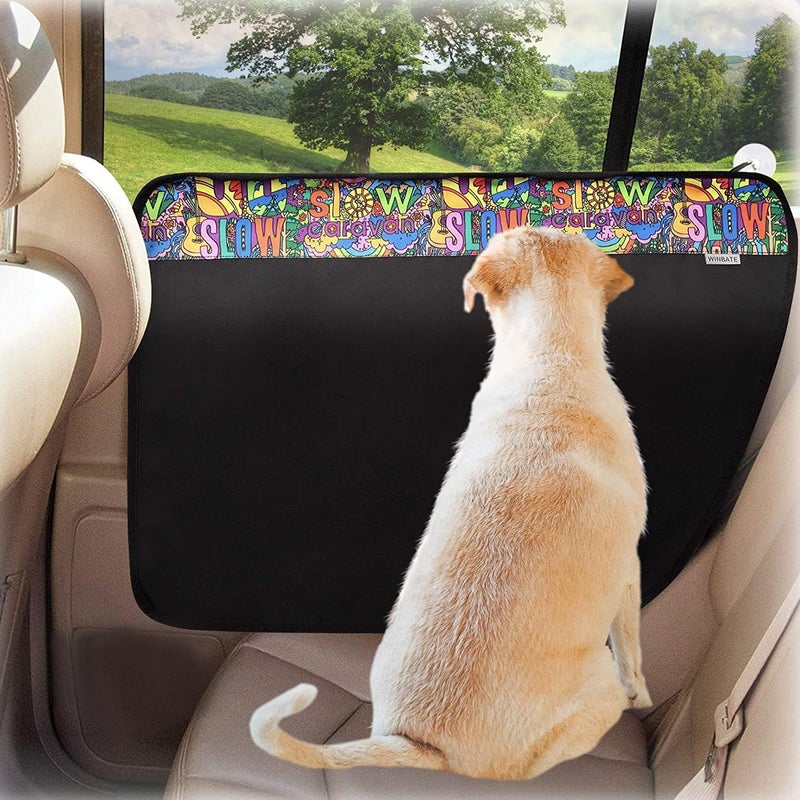 Winbate 2PCS Dog Car Door Protector, 29.5 x 20.47 Waterproof Scratchproof Nonslip Durable Machine Washable CarDoor Protectors from Pet’s Scratching for Cars,Suvs and Trucks - Image 1