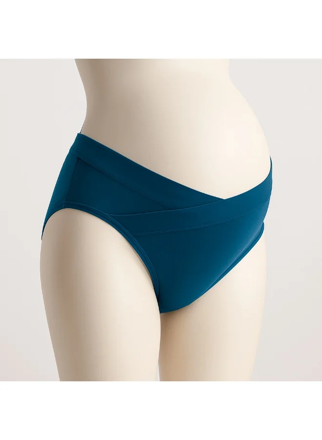 TUMMY  Bamboo Cotton Low-waist Maternity Panty Pack of 12 - Multicolor Pack for Women | Best Price UAE