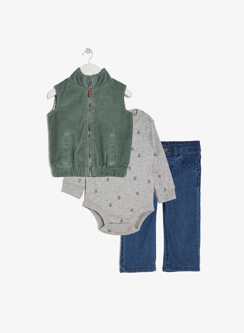 كارترز طقم صدريات رضّع 3 قطع - Image 1