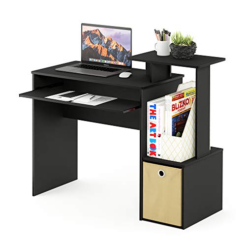 Furinno Econ Multipurpose Home Office Computer Writing Desk BlackBrown
