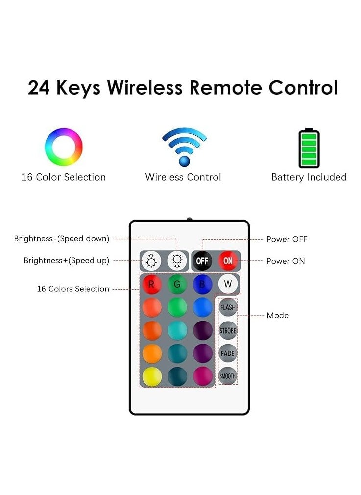 Generic - 12V 24 Keys IR Remote Controller Compatible with SMD3528-5050-5730-5630-3014 LED Painting - Image 1