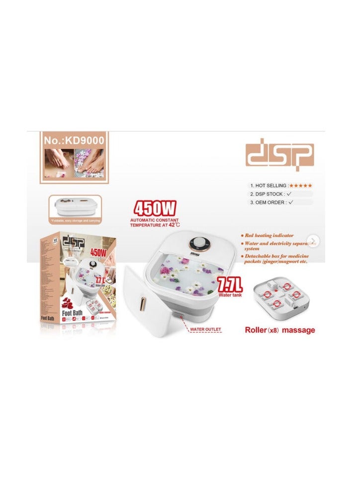 DSP KD9000, Electric Foot Bath 7.7Ltr - Image 2