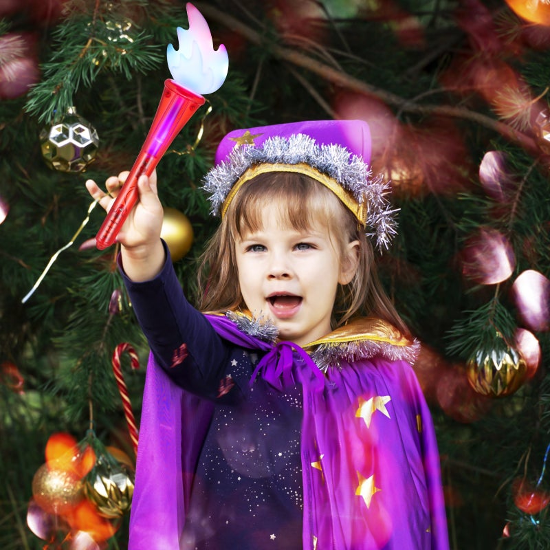 2pcs Torch Toys Flashing Toy Colorful Flashing Light Wands Light Sticks Glow Sticks For Sports Events - Image 4