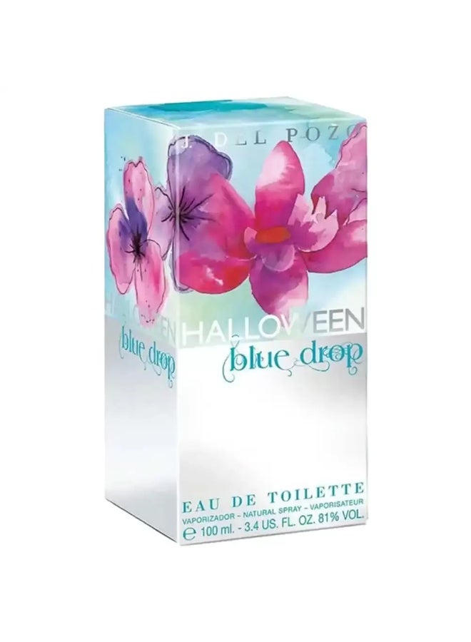 Jesus Del Pozo Jesus Del Pozo Halloween Blue Drop Eau De Toilette Perfume For Women- 100ml  - Image 3