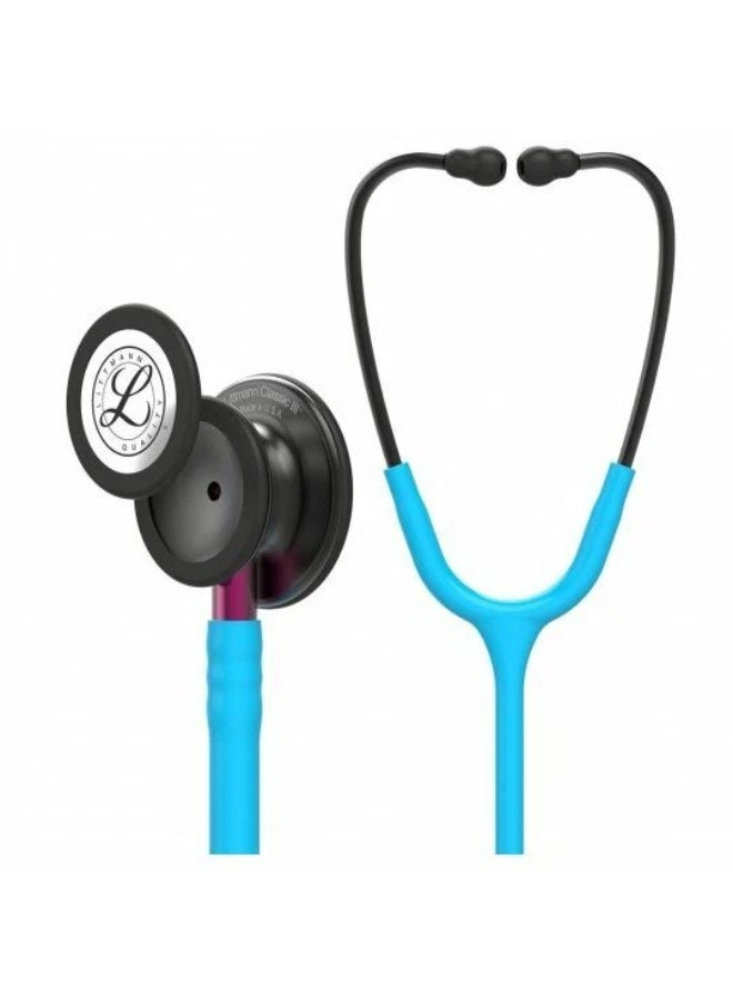 ثري أم ليتمان سماعة طبية 3M ليتمن كلاسيك 3 بأنبوب تركوازي مع لمسة دخانية موديل 5872 - Image 1