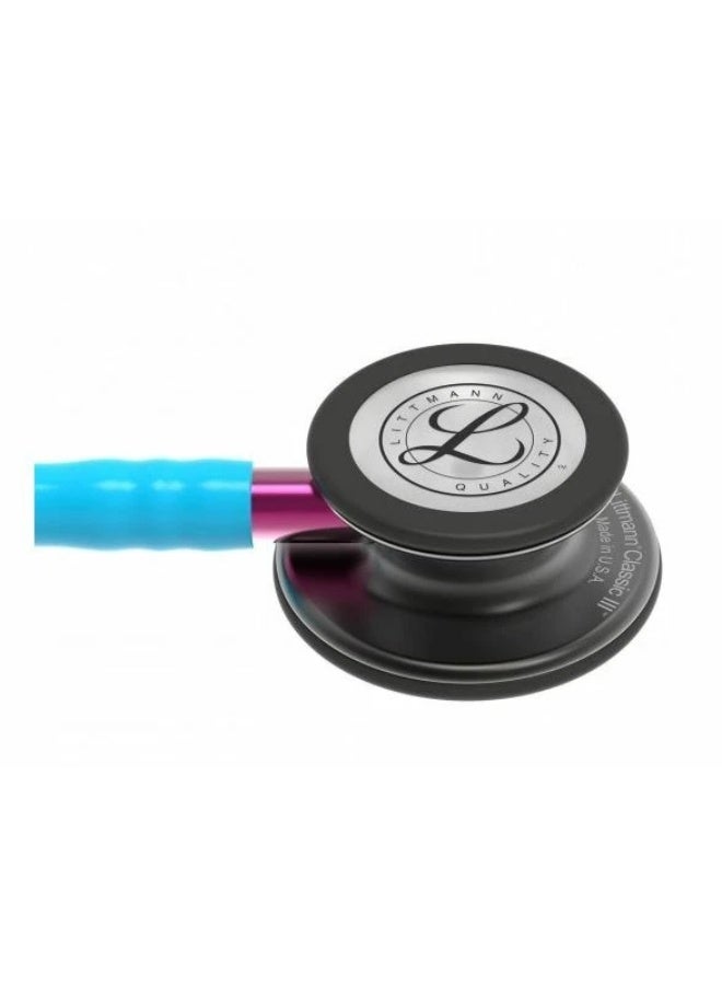 ثري أم ليتمان سماعة طبية 3M ليتمن كلاسيك 3 بأنبوب تركوازي مع لمسة دخانية موديل 5872 - Image 4