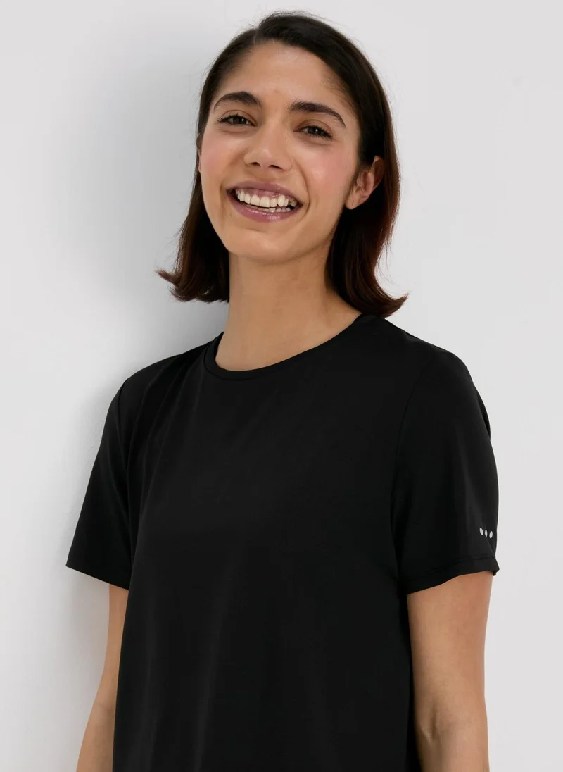 Matalan Souluxe Black T-Shirt