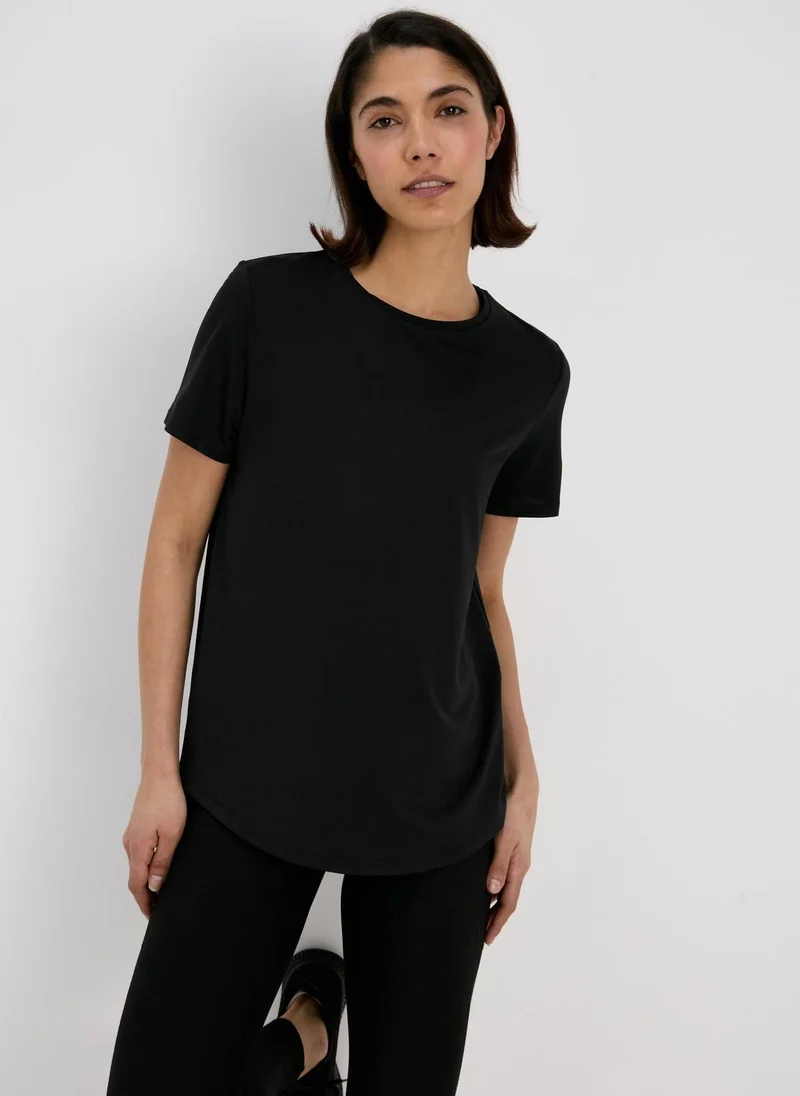 Matalan Souluxe Black T-Shirt