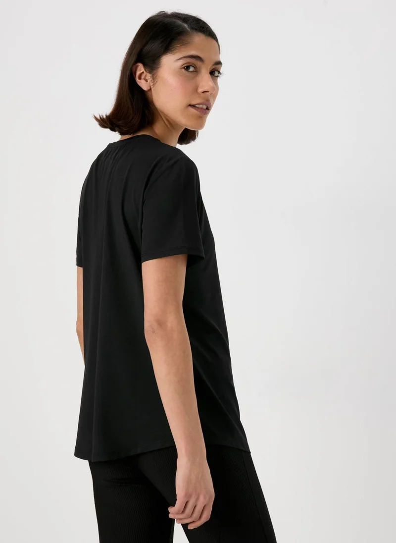 Matalan  Souluxe Black T-Shirt for Women | Best Price UAE