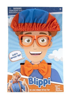 Blippi Blippi Roleplay - Be Like Blippi | Dress Up |Includes Iconic Bow Tie, Suspenders, Hats and Glasses| For Children and Toddler  - Image 1