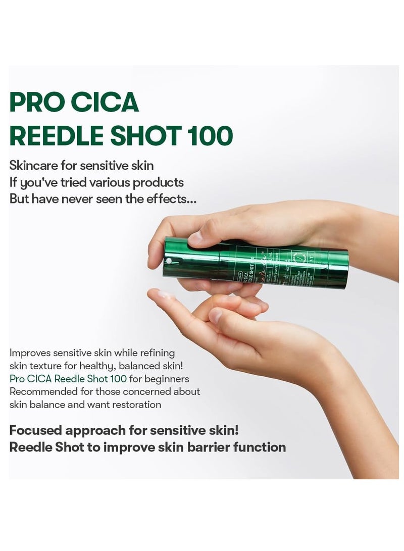 VT COSMETICS Pro Cica Reedle Shot 100 | Advanced Night Exosome, Microneedling Serum, Centella Asiatica, Hyaluronic Acid, Soothing & Calming Care for All Skin Type, 50ml - Image 3