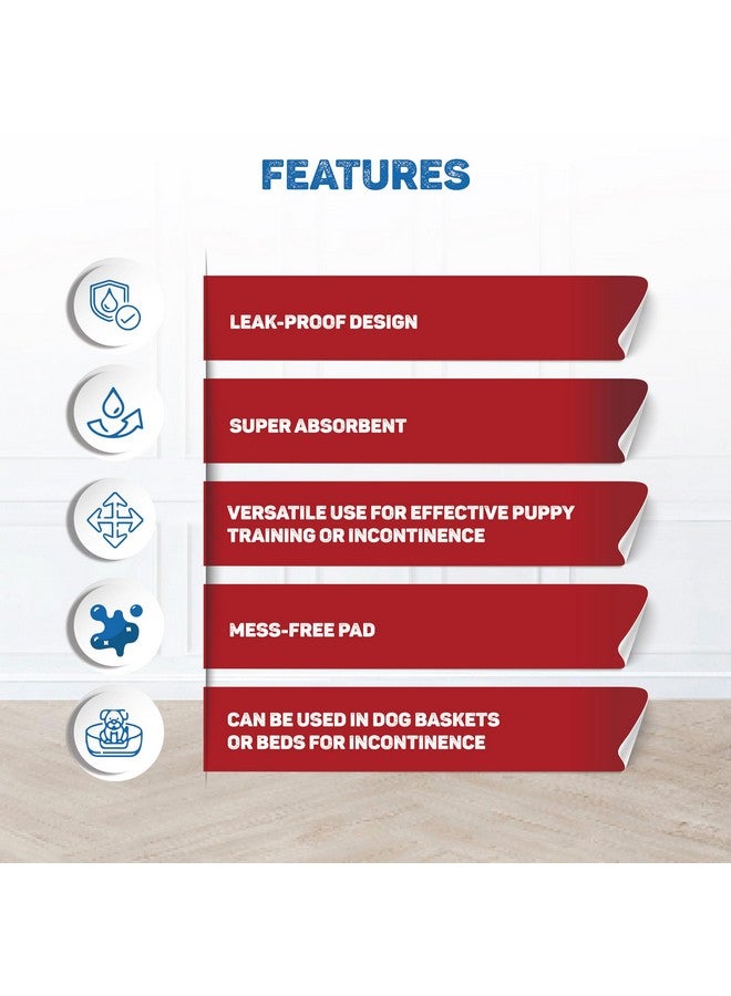 تريكسي وسادات تدريب النظافة للكلاب والجراء فائقة الامتصاص ومضادة للتسرب ومحايدة للرائحة - 7 وسادات في كل مقاس - 30 × 50 سم (1) - Image 4