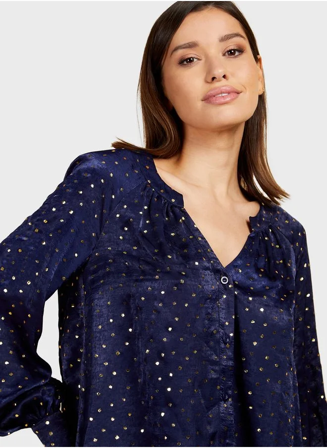 Little Mistress Puff Sleeve Top