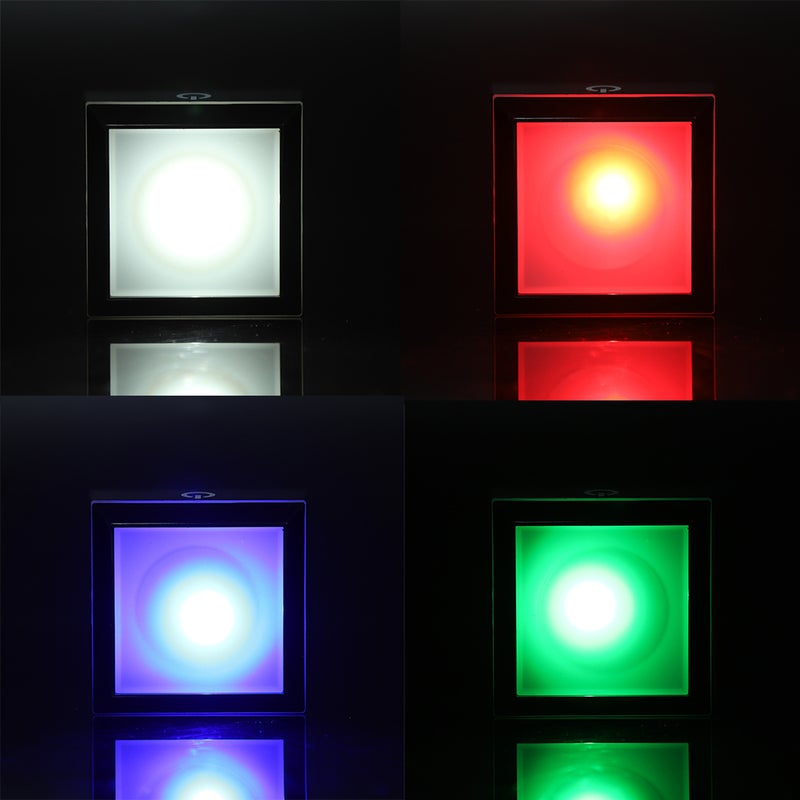 3D LED Light Base Display Stand Square Holder Multicolor for Crystal Art Glass Decor - Image 4