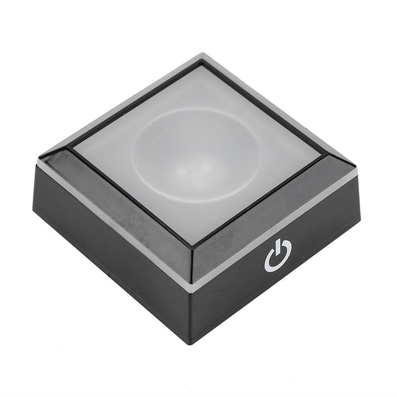 3D LED Light Base Display Stand Square Holder Multicolor for Crystal Art Glass Decor - Image 1