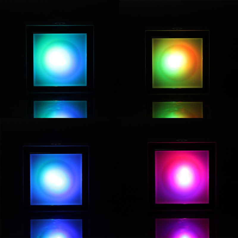 3D LED Light Base Display Stand Square Holder Multicolor for Crystal Art Glass Decor - Image 3