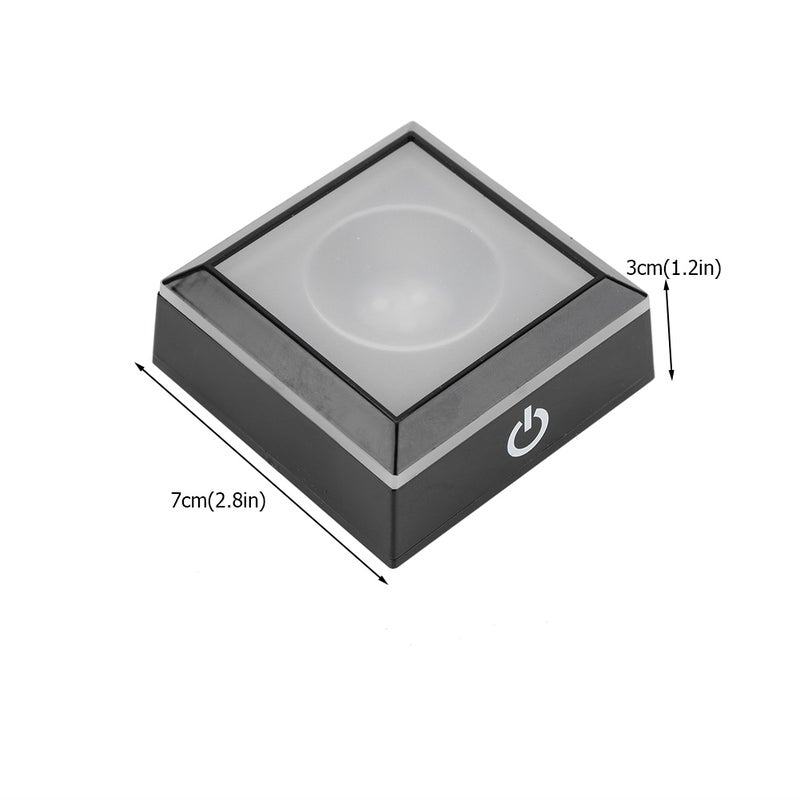 3D LED Light Base Display Stand Square Holder Multicolor for Crystal Art Glass Decor - Image 5