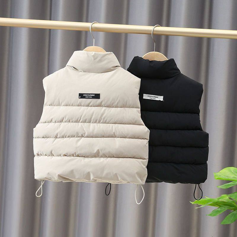 Kids Cotton Vest Zip-Up Warm - Image 3