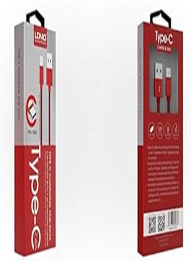 LDNIO LDNIO Type-C Charging & Data Cable LS60 2.4A - Red 