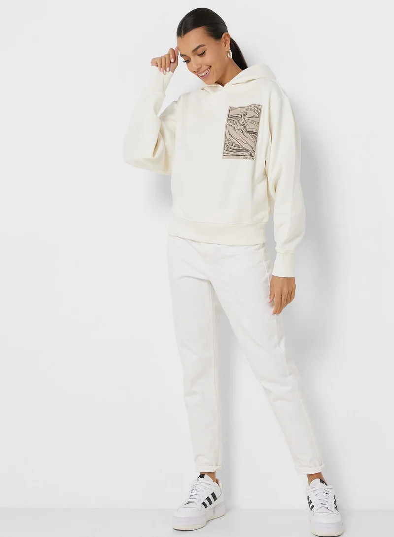 CALVIN KLEIN Printed Knitted Hoodie