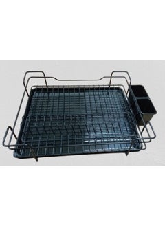 5DM Black Metal Drop Plate Rack Dish Drainer Ece Metal Plate Rack 46 x 37 x 11.5 cm  - Image 3
