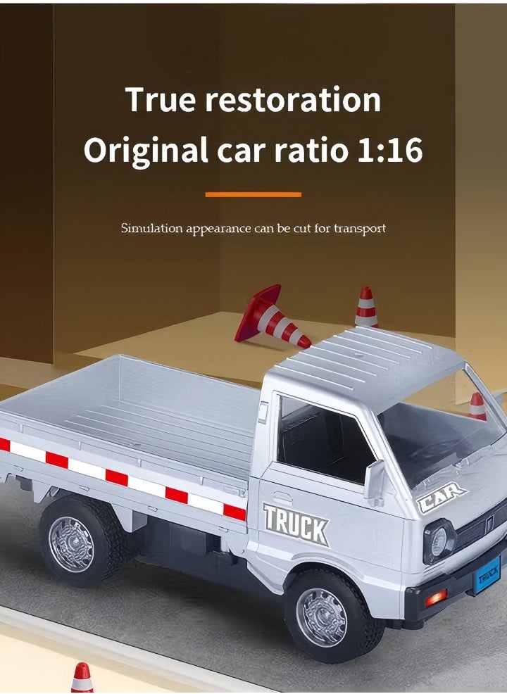 DUNISO Remote control truck, mini freight truck model, RC truck, electric drift toy car, USB power supply, with battery and charger, suitable for children over three years old  - Image 4