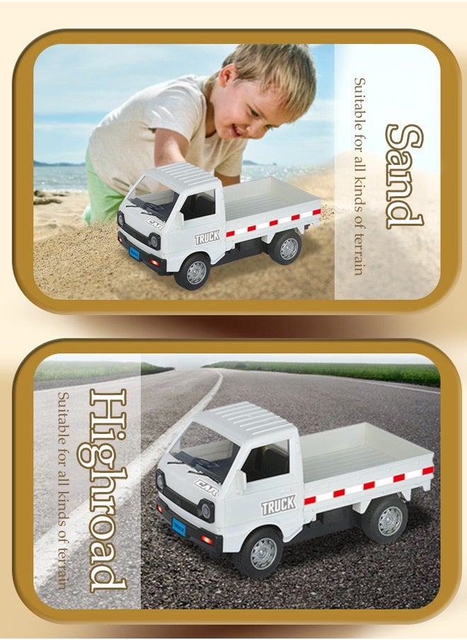 DUNISO Remote control truck, mini freight truck model, RC truck, electric drift toy car, USB power supply, with battery and charger, suitable for children over three years old  - Image 5
