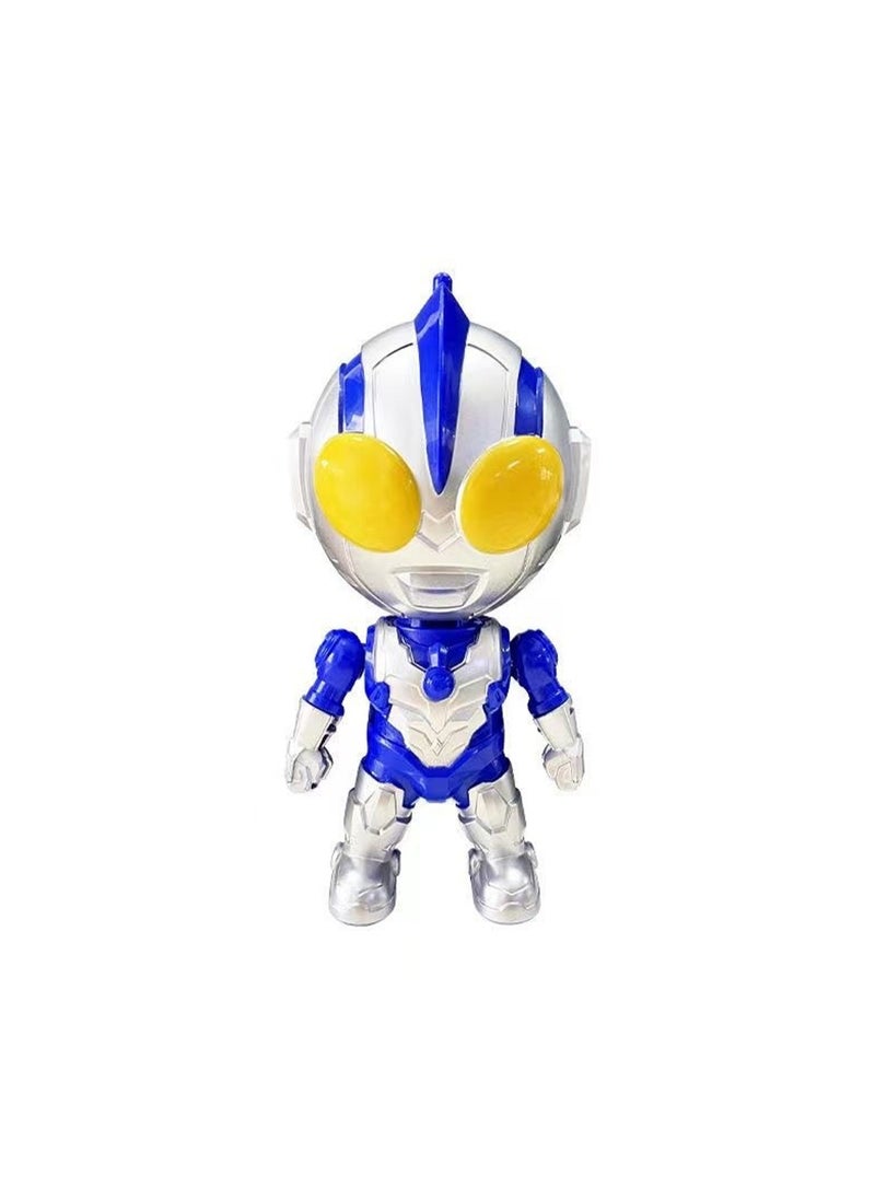 Generic - Beyblade Toy Blue Ultraman With Light And Music Suitable For Children's Birthday Party Gift - Image 1