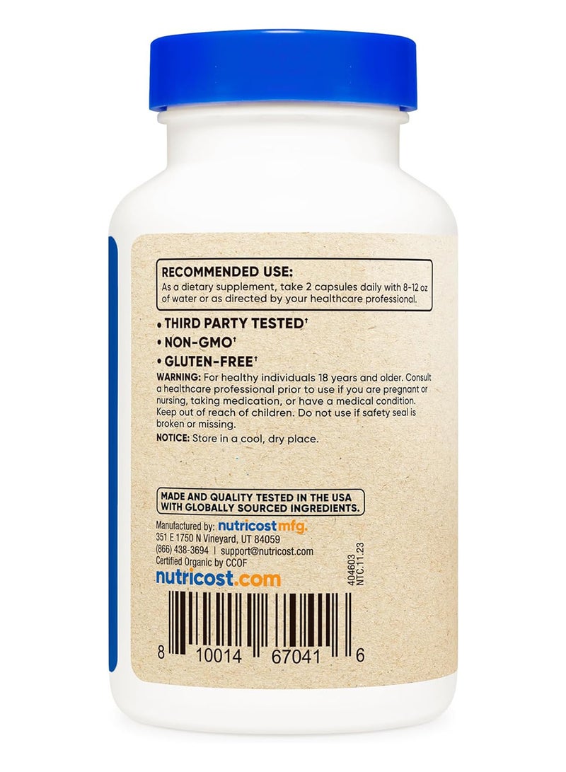 Nutricost Organic Amla Capsules 1000 Mg 60 Servings - Image 4