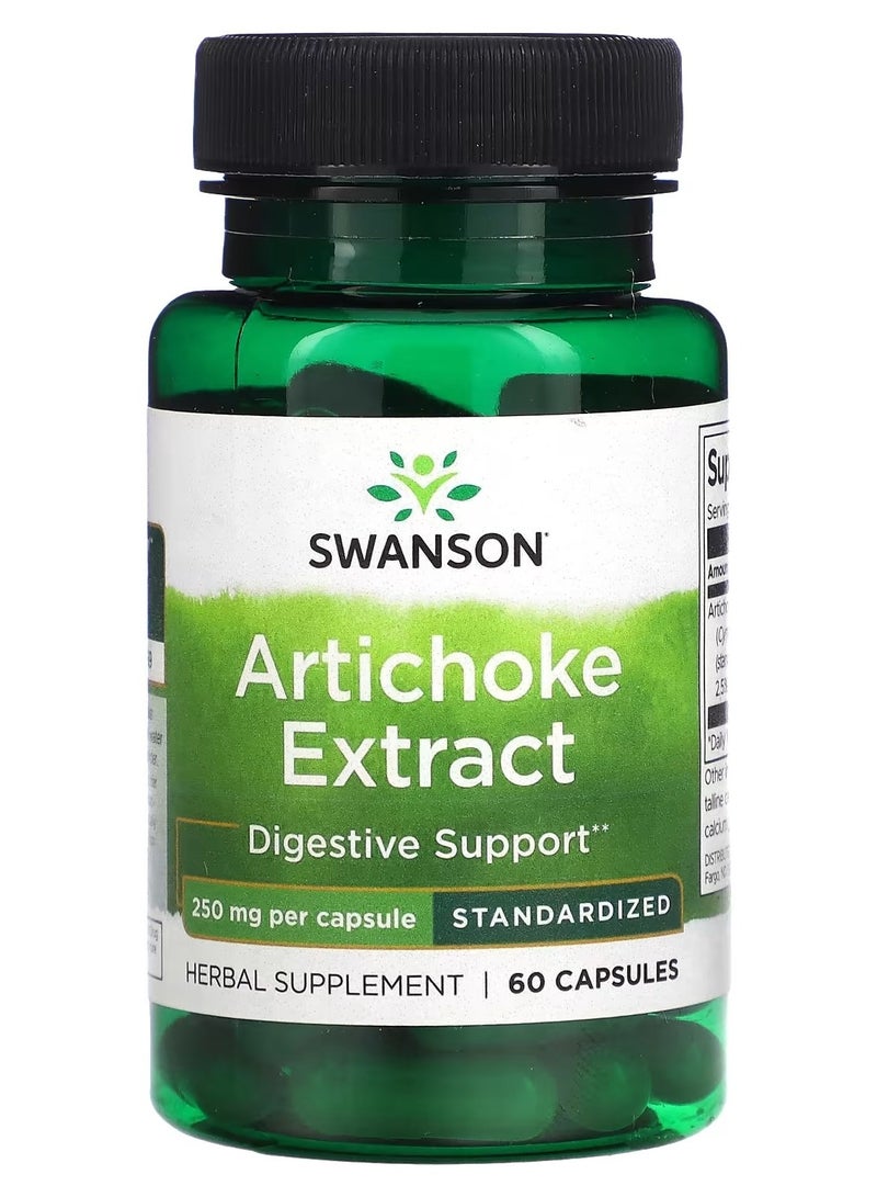 Swanson, Artichoke Extract, 250 mg , 60 Capsules