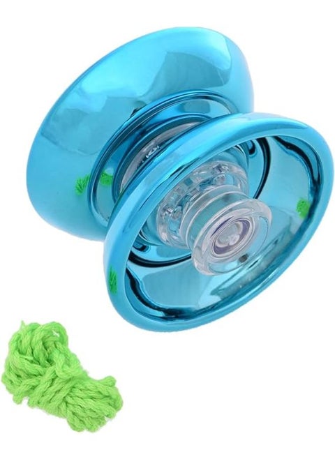 Metal High Quality Spinner Yoyo Toy With Shiny Design And High Speed Add More Entertaining For Kids - Turquoise