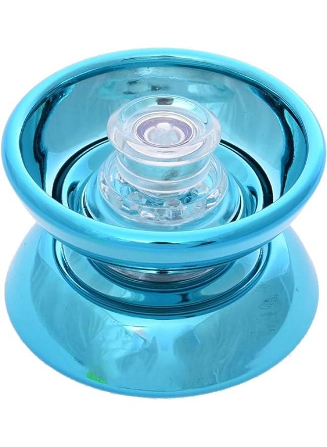 Metal High Quality Spinner Yoyo Toy With Shiny Design And High Speed Add More Entertaining For Kids - Turquoise