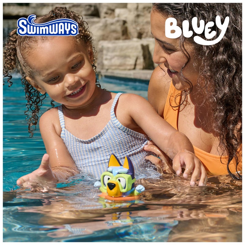 Swimways Bluey Floatin' Figures  Swimming Pool Accessories & Kids Pool Toys  Bluey Party Supplies & Water Toys for Kids Aged 3 & Up - Image 2