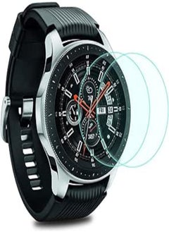 OR (2 Pack) Screen Protector For Samsung Galaxy Watch 46mm / Gear S3 Classic / Gear S3 Frontier - Tempered Glass/Bubble Free/Scratch Resistant 