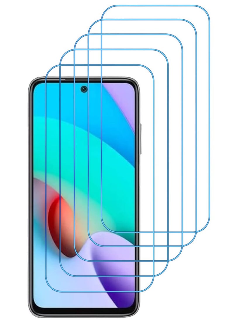 ACLIX 5 Pieces Antistatic ESD Dustproof Premium Quality High Definition Clear Tempered Glass Screen Protector Designed For Xiaomi Redmi Note 11 4G - Image 1
